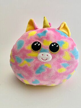 Ty Beanie Baby Squish A Boo Plush Unicorn Fantasia